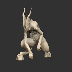 StatueOnoskelis01.jpg Free STL file Onoskelis Statues x4・Object to download and to 3D print
