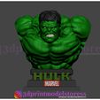 HulkBust_002.jpg Hulk Bust 3D Printable Statue