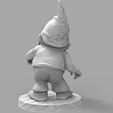 6.jpg Zombie Evil Garden Gnome 3D Print Model Diorama