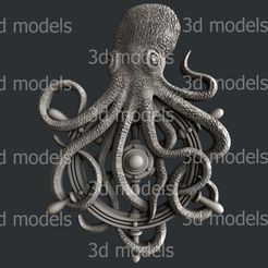 P335a.jpg STL file octopus・Design to download and 3D print