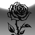 2.jpg line art rose, wall art rose, 2d art rose, rose decor, rose decoration, flower decor, 2d flower, wall flower, line art flower