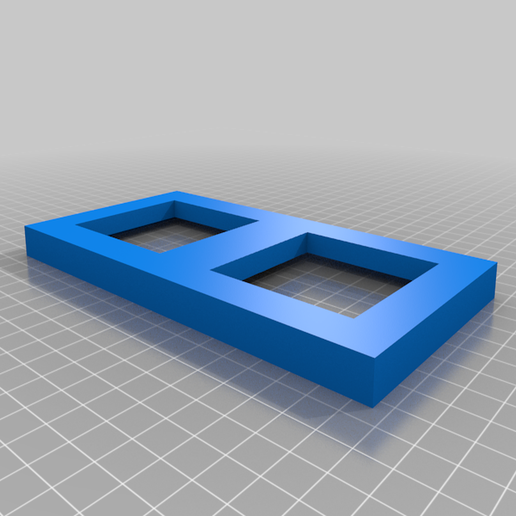 double_frame.png Tradfri on off adapter frame and base remix