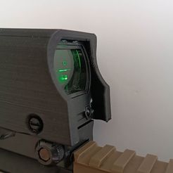 3.jpg STL file Airsoft green dot shroud holographic sight・3D print design to download