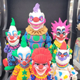 get_attachment_url.png Killer Klowns Spikey MultiColor Flexi Print-In-Place + figure