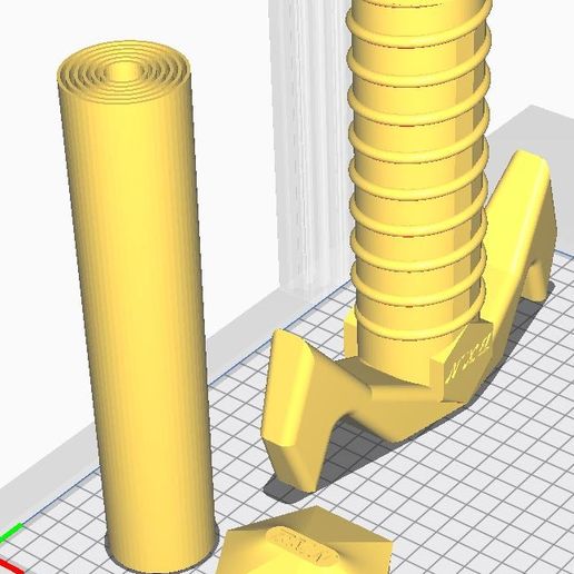 print-orientation.jpg Free STL file Collapsible Sword - Épée dépliable - No support / Print In place Version 1・3D printable model to download, Brixodin