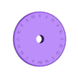 Clock_face.stl D20 Interactive Pocket Watch / Ratchet / Spinner