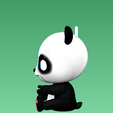 02.png Baby Panda Keychain