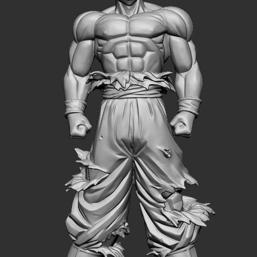 Goku ultra instict 3D model