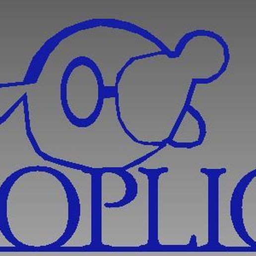 Team Poplio Minimalistic Sign 3D model