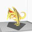 3.png Red Eyes Black Dragon 3D Model