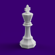 king.png Octagonal Base Chess Set - Official USCF