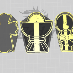 iglesia2.png Файл STL крестины Cookie Cutter / Bautizo Cookie Cutters・Дизайн 3D принтера для загрузки