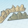 3.jpg Runewars epic game Rock and Rivers set 3D print model