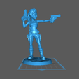 front.png Tomb Raider - Lara Croft Model - 3D print file - Gaming Collectible