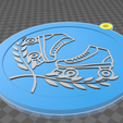 2024-04-06-19-39-03.png Roller Skate Medal badge 3D print model