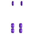 WHEELS.stl RUBBER DUCK MACK RS700 TRUCK