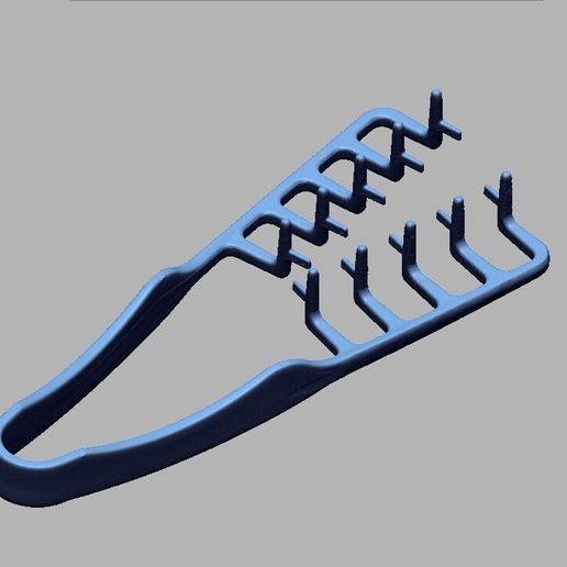 curly making comb.
