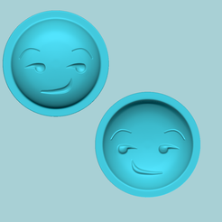 00m.png STL file Emoji 05 Smirking - Molding Arrangement EVA Foam Craft・Model to download and 3D print, gui_sommer