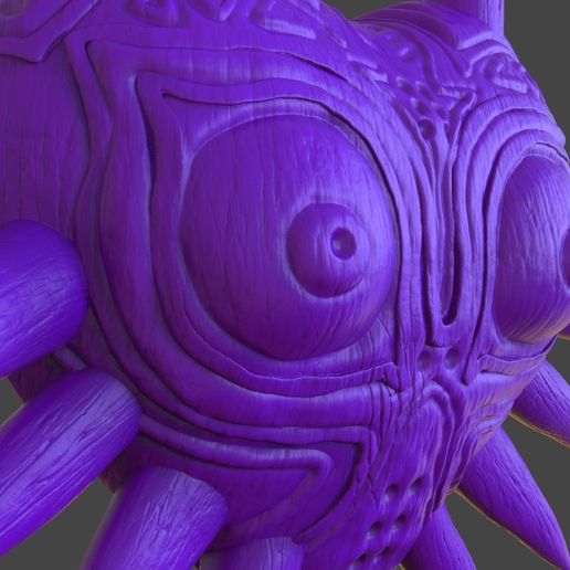 Sculptober Renders.75.jpg Majoras Mask 3D Print