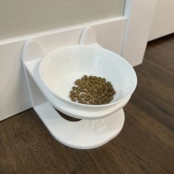Catfoodstand.jpeg Elevated Cat Bowl stand