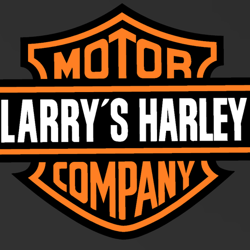 Larry's Harley 3D model