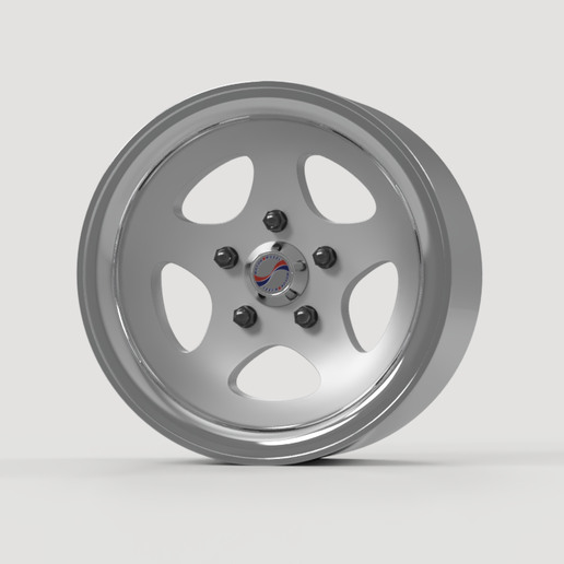 1.png Staggered Rims - Motor Wheel "FLYS" - Real Rims for Scale Model Cars (STL FILES)