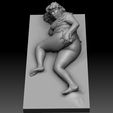 1.jpg Model Luna Virelle Laying on her side