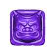 oni_mask_01_keycap.stl STL file Japanese Masks Keycaps - Mechanical Keyboard・3D printer design to download