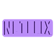 Netflix_Logo.stl A tribute to NETFLIX