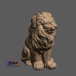 Lion.JPG Free STL file Lion Sculpture 3D Scan・3D printing model to download