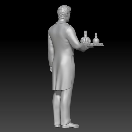 👨 Butler victorian era man 1・ STL File for 3D printing・Cults