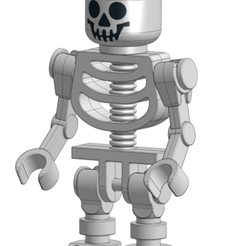 Skeleton-Lego.png 3MF-Datei Skelett Lego kostenlos herunterladen • Modell zum 3D-Drucken, Openair