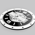 2.PNG Harley Davidson two-tone wall clock