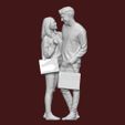 DOWNSIZEMINIS_couple_shopping72a.jpg STL file 1:43 COUPLE SHOPPING FOR DIORAMA・3D printable model to download