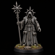 Malrath-the-Void-Herald.png The Veiled Star Cult (Xylos Corruption) - Malrath the Void Herald - Grimdark 32mm STL Miniature for Tabletop RPG