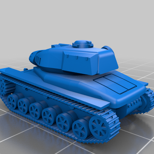 Interstellar Plasma Tank STRV74 pattern - 3D model önizlemesi