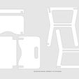 87877adc016ee4f8943ad8dbf9cd2663_display_large.jpg Бесплатный STL файл Doll High Chair [enforced] cnc・Шаблон для 3D-печати для загрузки