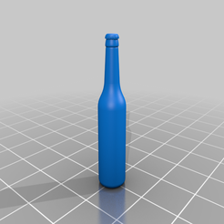 Bierflasche.png Archivo 3D gratis Botella de cerveza (König Pilsener) con tapón・Objeto imprimible en 3D para descargar
