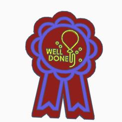 well-dn.jpg Student well done awards trophy badge prize medal pin