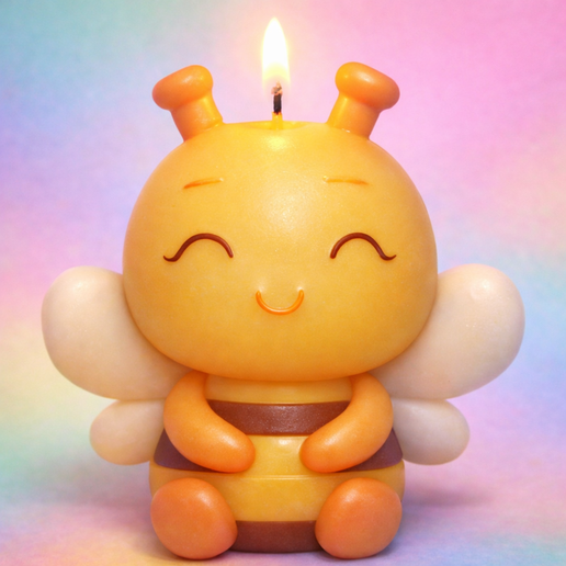 Abeja tierna para vela