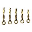 Hoop-Oval-section-Twist-triple-bail-link-size3to7-01.jpg Modelo de impressão 3D de alça dupla torcida de secção oval com laço