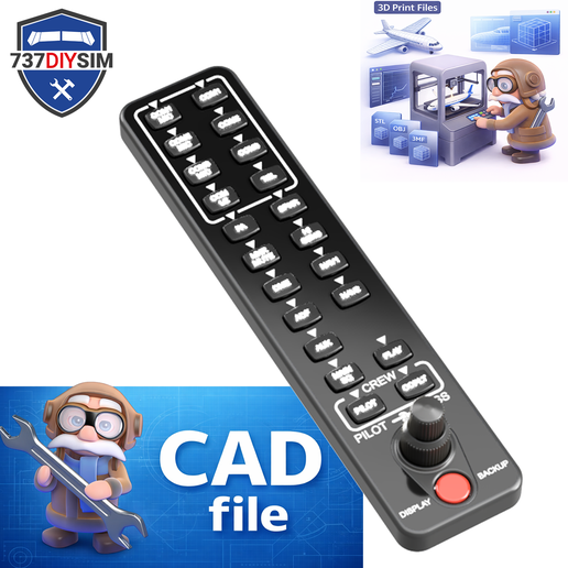 💭 Garmin GMA‑1347 Audio Panel (G1000 Replica) – Dual Version