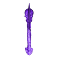 SHAMAN_PREDATOR_AXE_STL.stl 3D BASKILI ŞAMAN PREDATOR BİYOMASK BALTASI VE HANÇERİ PREDATOR 2
