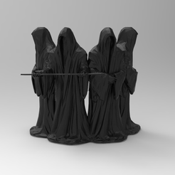 47.png Archivo STL gratis ESTATUA DE LOS CUATRO NAZGUL DEL SEÑOR DE LOS ANILLOS・Diseño de impresora 3D para descargar