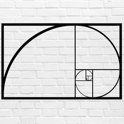 murbrique.jpg STL file Fibonacci golden number wall decoration・3D print model to download