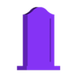 DnD Tomb Stone 4 simple .stl Simplistic tabletop rpg cemetery set