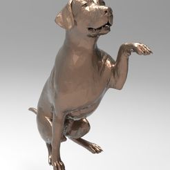 PIC-1.jpg STL file LABRADOR POSE 1・3D print object to download