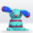 Rattie-the-amazing-digital-circus1.png Rattie The Amazing Digital Circus 3D Model Stl file 3mf Multicolor No support Fanart