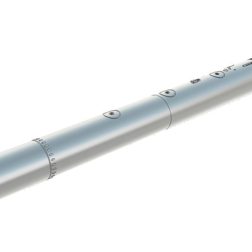 Torpedo G7e high Detail Scale 1:16 (1:48-1:10) - 3D model önizlemesi