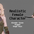 1b.png Elf Archer - Realistic Female Character - Blender Eevee